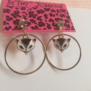 Betsey Johnson Fox Earrings 🦊